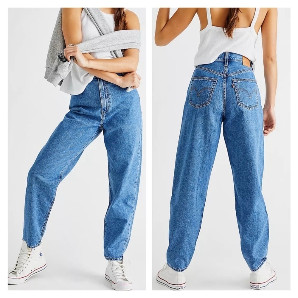 Levi’s High Rise Loose Taper Jeans Medium Wash Jeans
